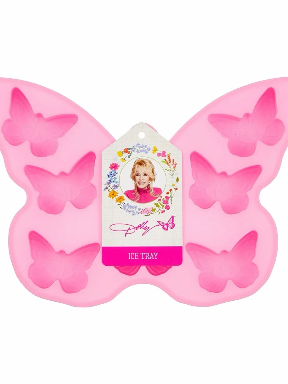 Dolly Parton Silicone Butterfly Ice Molds